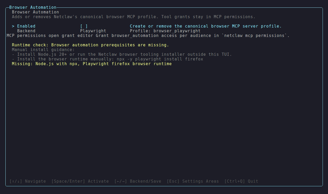 Browser Automation editor